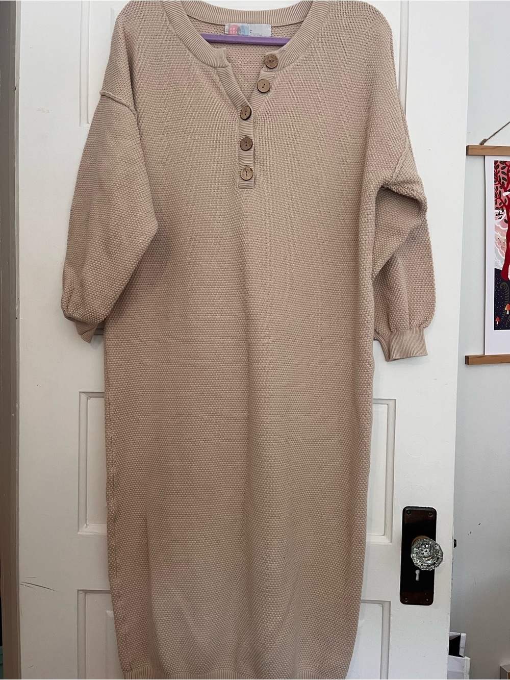 Free People Beach 100% Coton Knit Dress